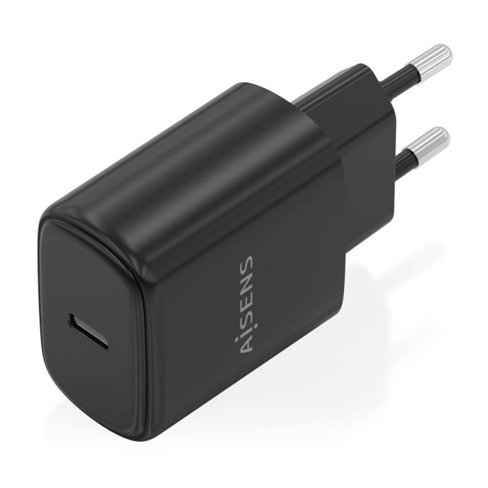 AISENS - Cargador GaN 30W, 1xUSB-C PD3.0, Negro - A110-0976