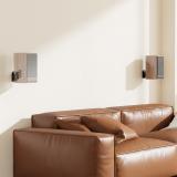 AISENS - Soporte Universal De Pared Giratorio E Inclinable Para Altavoces, Negro - SPK06U-423