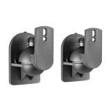 AISENS - Soporte Universal De Pared Giratorio E Inclinable Para Altavoces, Negro - SPK06U-423