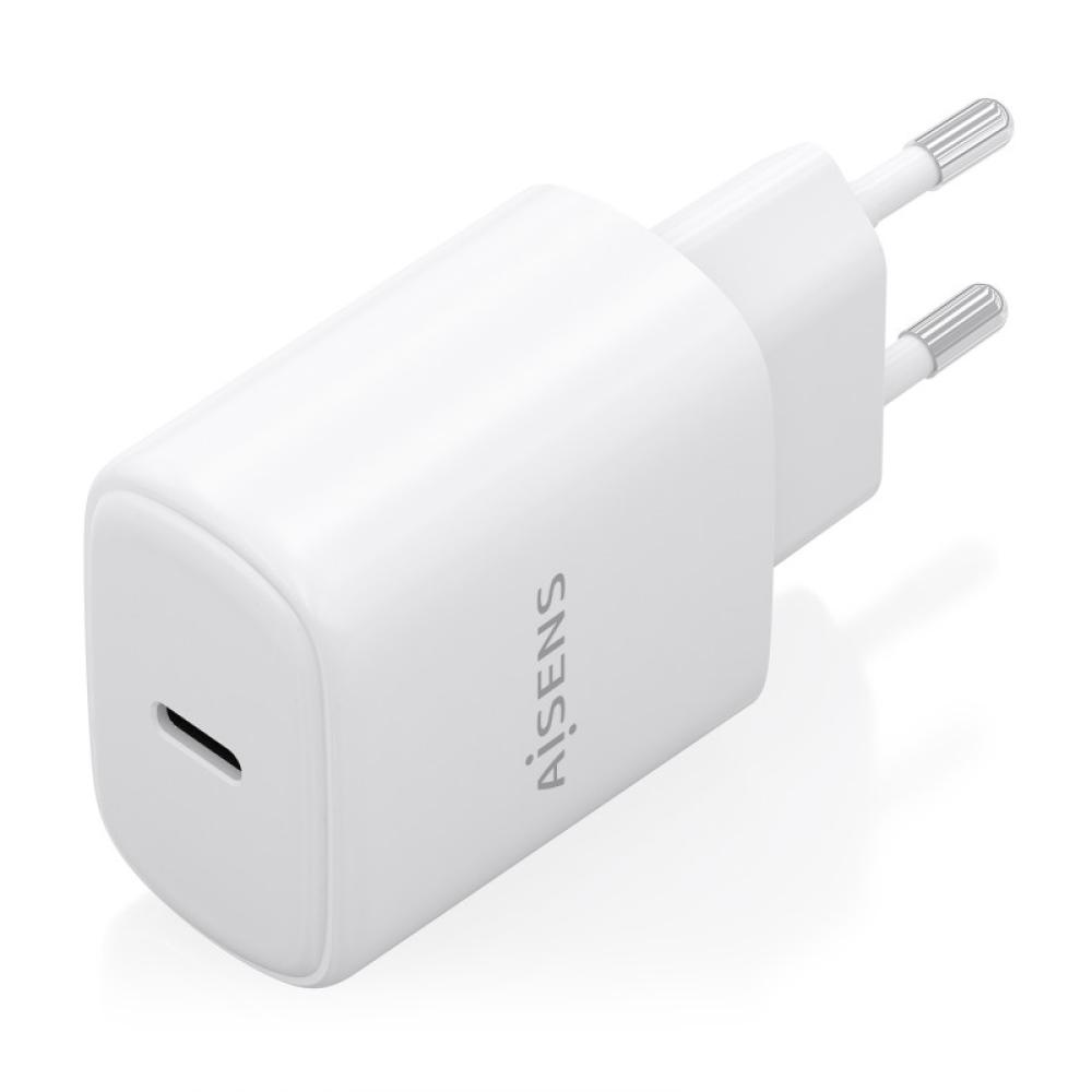 AISENS - Cargador GaN 30W, 1xUSB-C PD3.0, Blanco - A110-0975