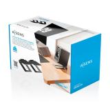 AISENS - Soporte Universal De Sobremesa Para Altavoces, Negro - SPK08U-427