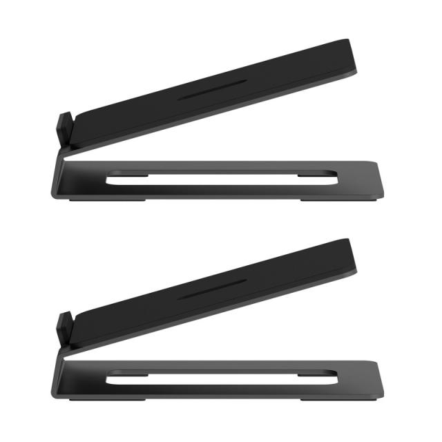 AISENS - Soporte Universal De Sobremesa Para Altavoces, Negro - SPK08U-427