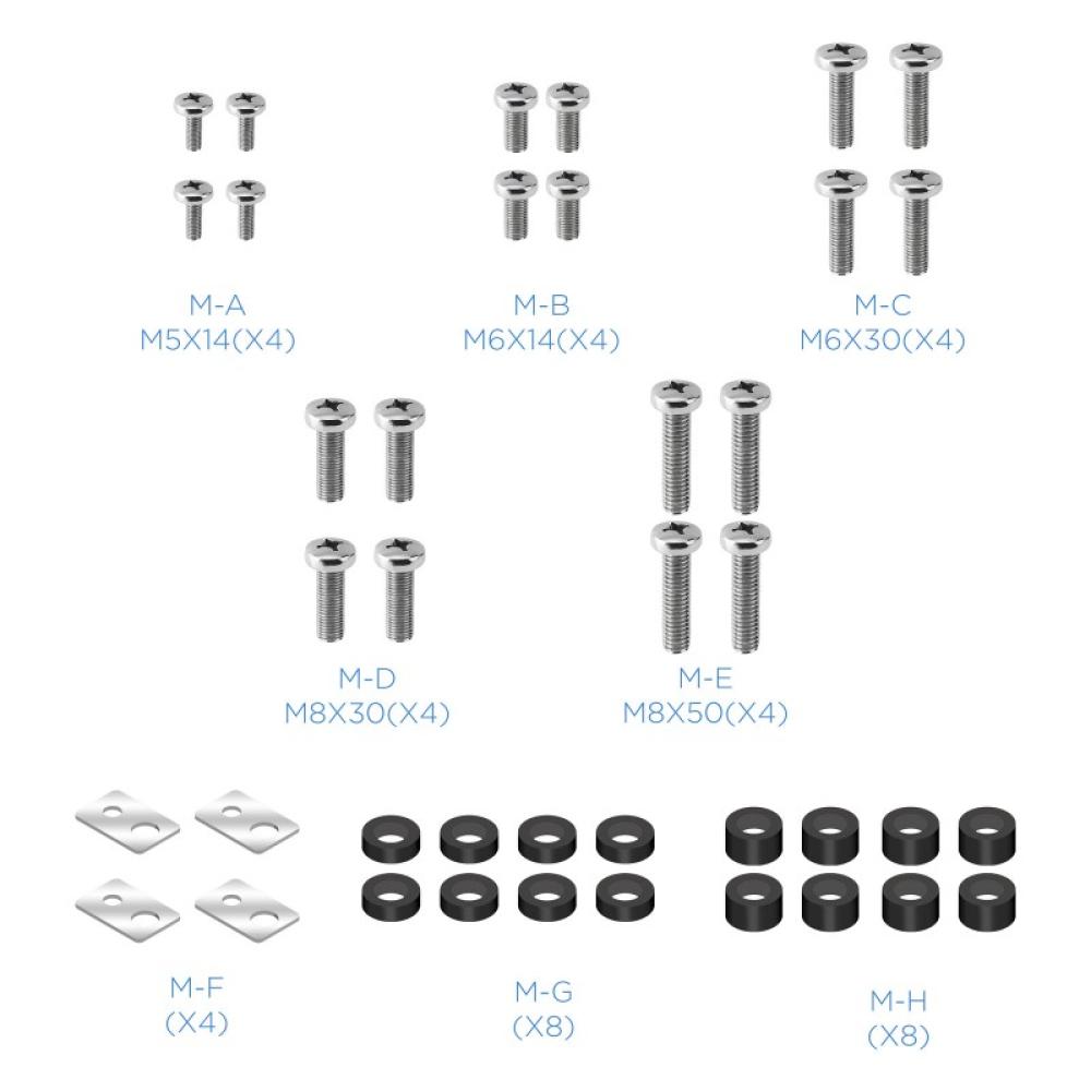 TooQ - DB3265F-B soporte para TV 165,1 cm (65") Negro