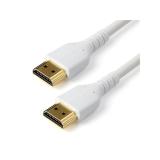 StarTech.com - Cable de 2m HDMI 2.0 Certificado Premium de alta velocidad con Ethernet - Durable - UHD 4K 60Hz - con - RHDMM2MPW