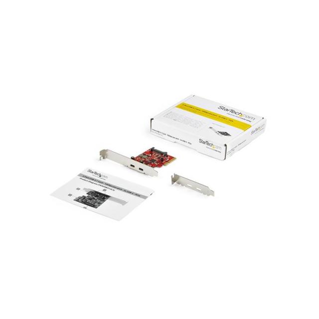StarTech.com - Tarjeta Adaptadora PCI Express de 2 Puertos USB-C 3.2 Gen 2 10Gbps