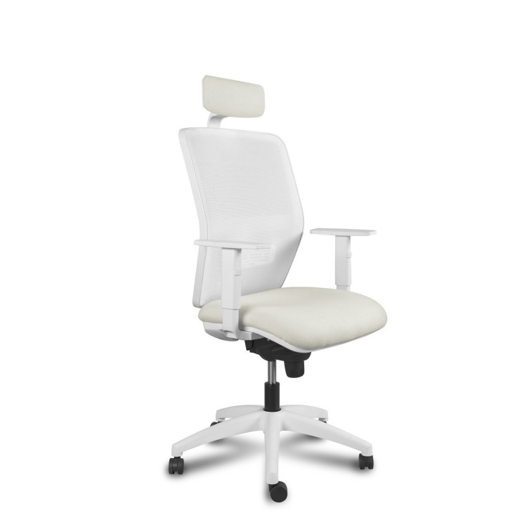 Silla Kerry White Con Cabezal