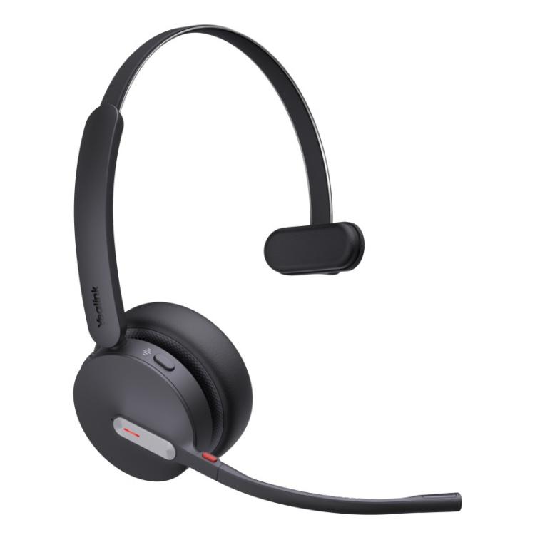 Yealink - WH64 Mono UC Auriculares Inalámbrico Diadema Oficina/Centro de llamadas USB Tipo C Bluetooth Negro