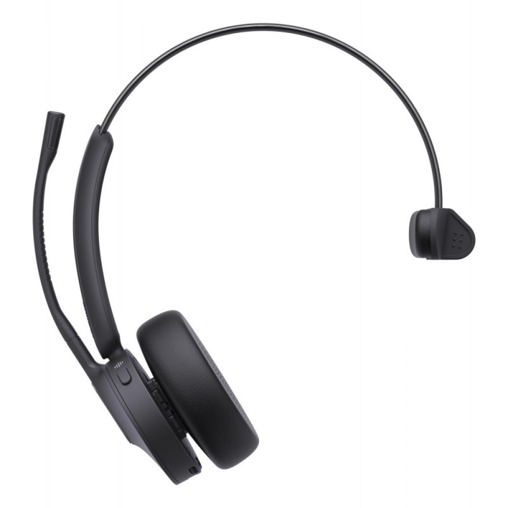 Yealink - WH64 Mono UC Auriculares Inalámbrico Diadema Oficina/Centro de llamadas USB Tipo C Bluetooth Negro