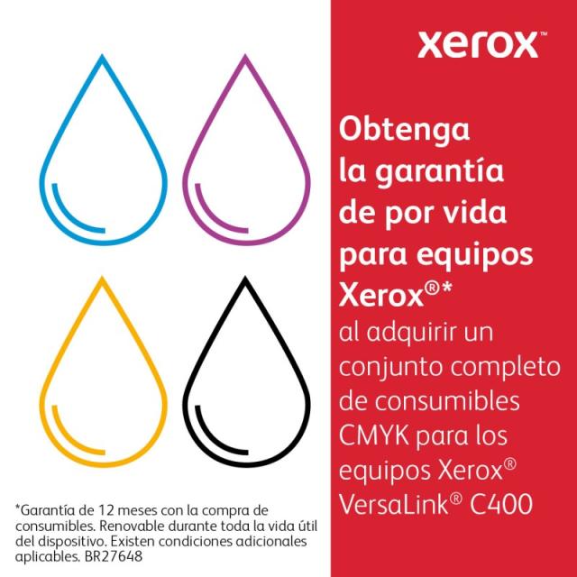 Xerox - VersaLink C400/C405 cartucho de tóner cian de capacidad máxima (8000 páginas)