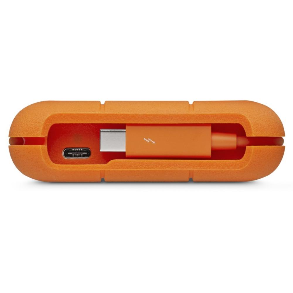 LaCie - Rugged Secure disco duro externo 2000 GB Naranja, Blanco