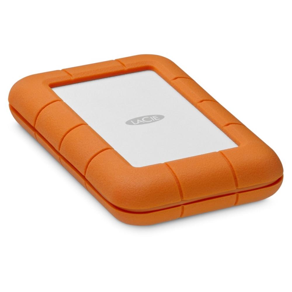 LaCie - Rugged Secure disco duro externo 2000 GB Naranja, Blanco