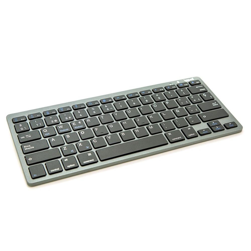iggual - Teclado Bluetooth Slim TKL-BT negro 2 canal