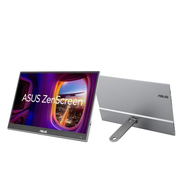 ASUS - ZenScreen MQ16AHE pantalla para PC 39,6 cm (15.6") 1920 x 1080 Pixeles Full HD OLED Plata