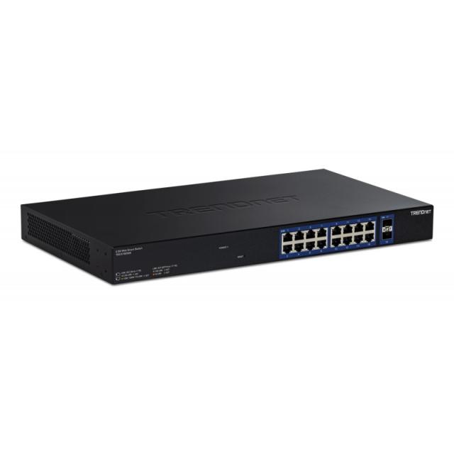 Trendnet - 18-PORT MULTI-GIG WEB SMART - Switch Gestionado 2.5G Ethernet (100/1000/2500) 1U Negro