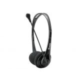 Equip - Chat Headset Auriculares Alámbrico Diadema Llamadas/Música Negro