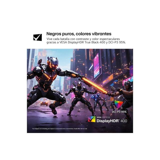 LG - 27G610A-B pantalla para PC 68,6 cm (27") 2560 x 1440 Pixeles Quad HD LCD Negro - 27G610A-B.AEUQ