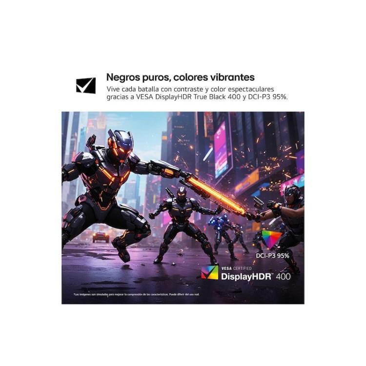 LG - 27G610A-B pantalla para PC 68,6 cm (27") 2560 x 1440 Pixeles Quad HD LCD Negro - 27G610A-B.AEUQ