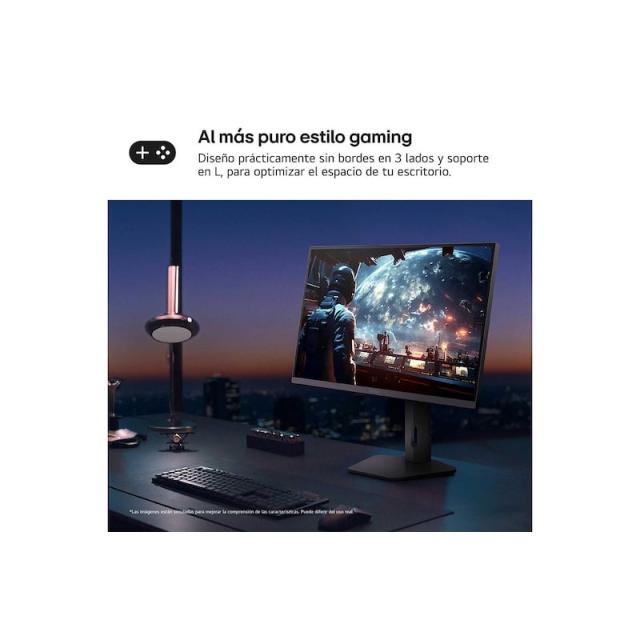 LG - 27G610A-B pantalla para PC 68,6 cm (27") 2560 x 1440 Pixeles Quad HD LCD Negro - 27G610A-B.AEUQ