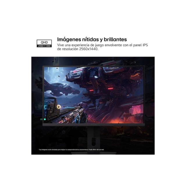 LG - 27G610A-B pantalla para PC 68,6 cm (27") 2560 x 1440 Pixeles Quad HD LCD Negro - 27G610A-B.AEUQ
