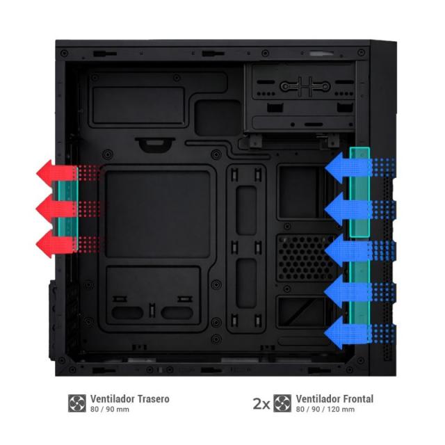 CoolBox - CAJA MATX M680 USB-C 3.2 GEN1 FTE.BASIC500 500W