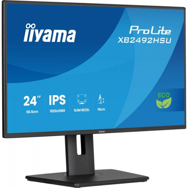 iiyama - ProLite XB2492HSU-B1 pantalla para PC 61 cm (24") 1920 x 1080 Pixeles Full HD LED Negro