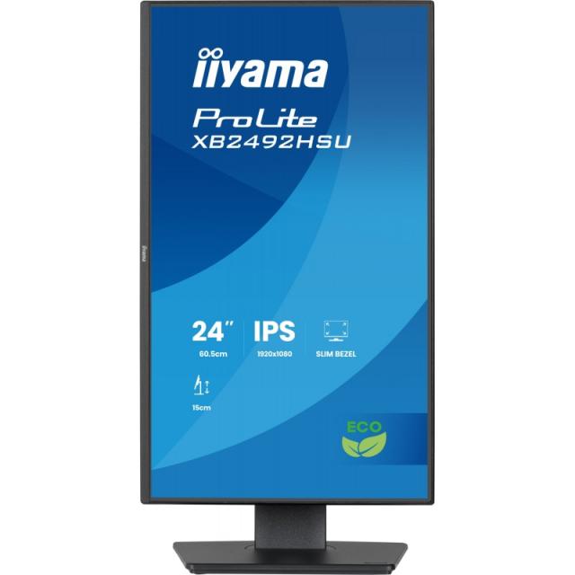 iiyama - ProLite XB2492HSU-B1 pantalla para PC 61 cm (24") 1920 x 1080 Pixeles Full HD LED Negro