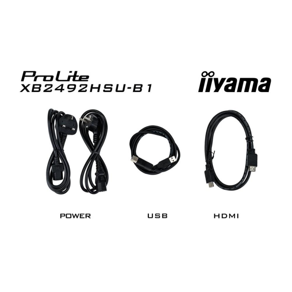 iiyama - ProLite XB2492HSU-B1 pantalla para PC 61 cm (24") 1920 x 1080 Pixeles Full HD LED Negro