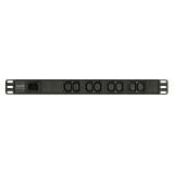 APC - EPDU1016B unidad de distribución de energía (PDU) 8 salidas AC 1U Negro
