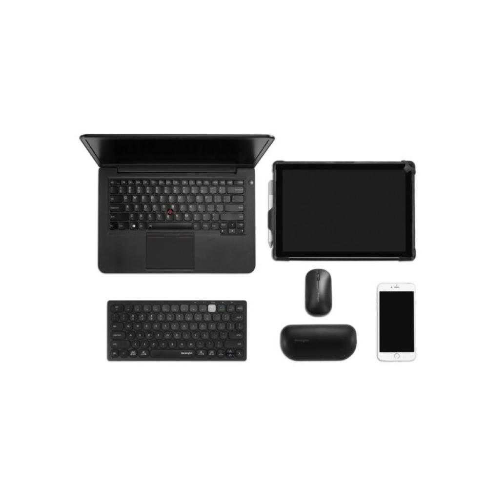 Kensington - Teclado compacto multidispositivo con tecnología inalámbrica dual