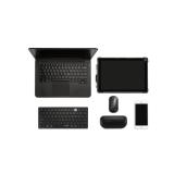 Kensington - Teclado compacto multidispositivo con tecnología inalámbrica dual