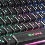 Mars Gaming - Combo RGB Teclado y Ratón, Diseño TKL, Layout Español, MCPTKLES, Color Negro