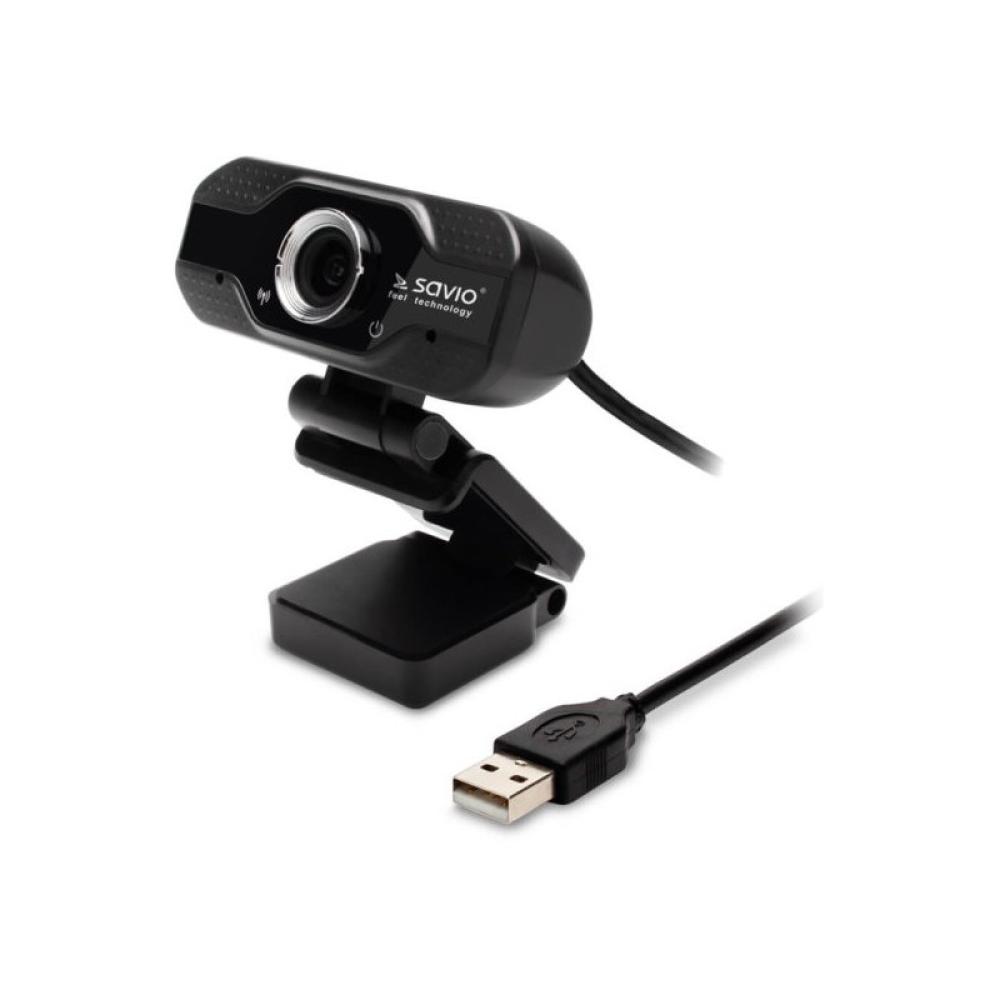 Savio - CAK-01 cámara web 2000000 MP 1920 x 1080 Pixeles USB Negro