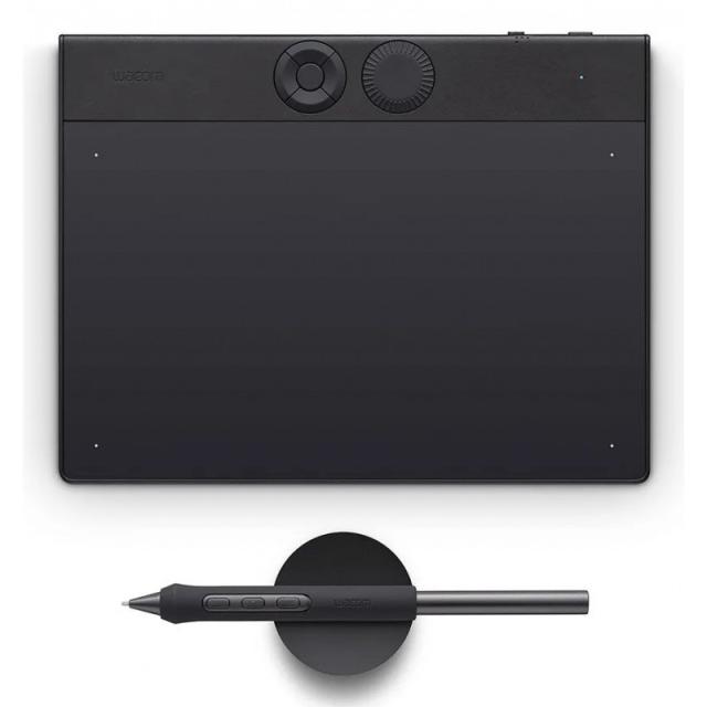 Wacom - Intuos Pro Small – 2025 tableta digitalizadora Negro 187 x 105 mm USB/Bluetooth