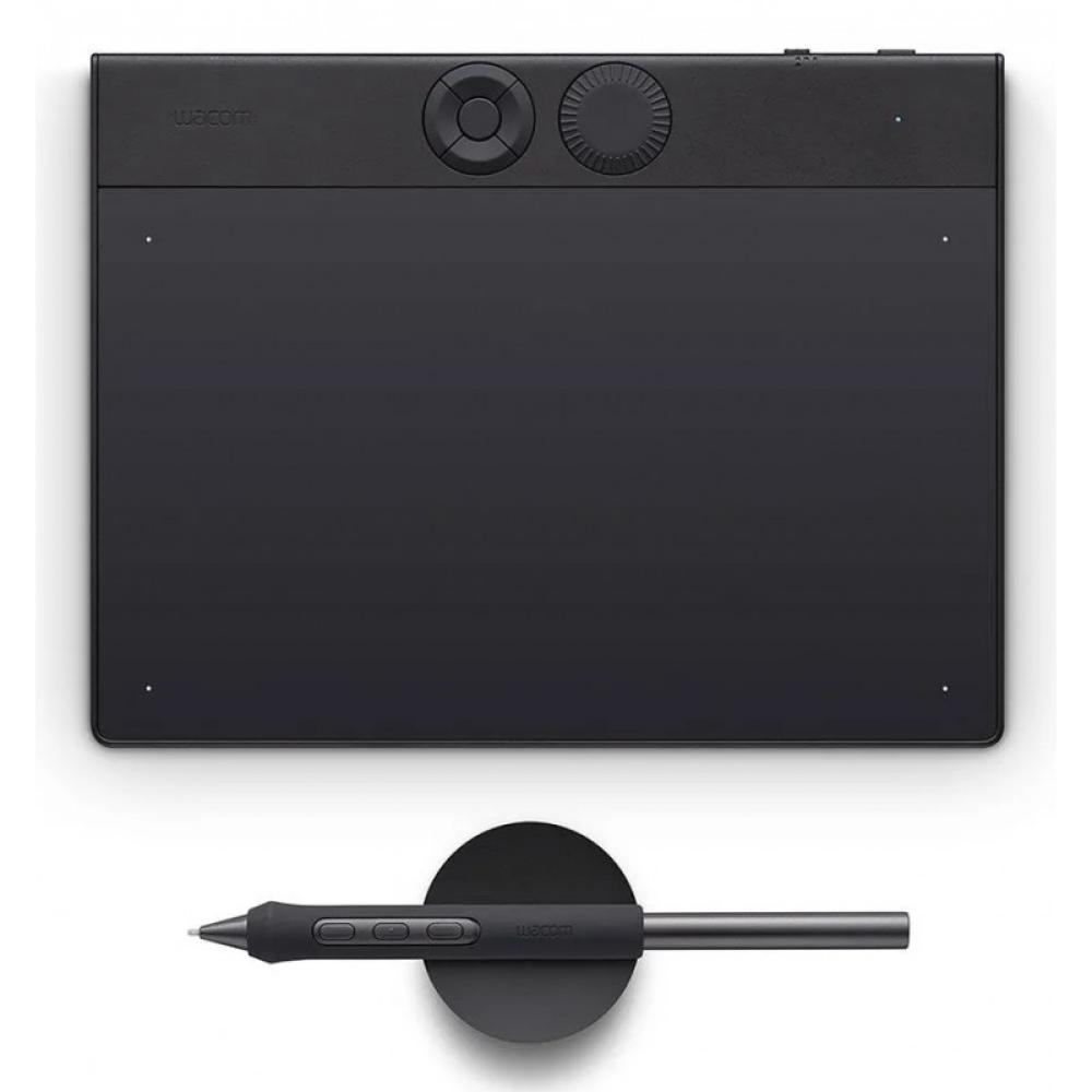 Wacom - Intuos Pro Small – 2025 tableta digitalizadora Negro 187 x 105 mm USB/Bluetooth