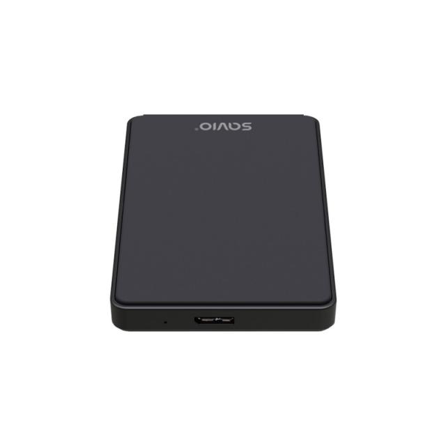 Savio - AK-65 caja para disco duro externo Carcasa de disco duro/SSD Negro 2.5"