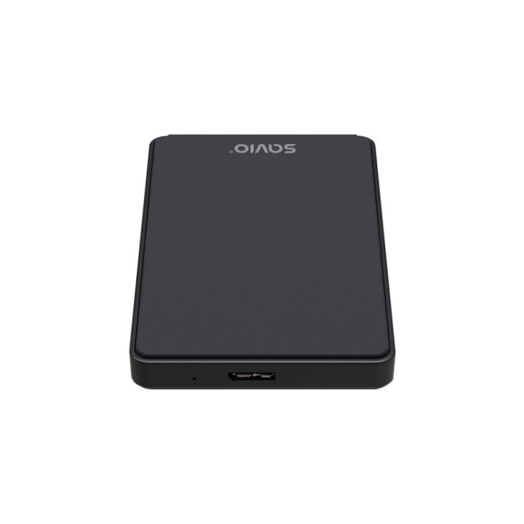 Savio - AK-65 caja para disco duro externo Carcasa de disco duro/SSD Negro 2.5"