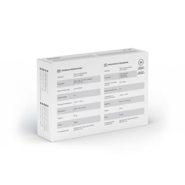 Savio - AK-65 caja para disco duro externo Carcasa de disco duro/SSD Negro 2.5"