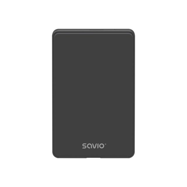 Savio - AK-65 caja para disco duro externo Carcasa de disco duro/SSD Negro 2.5"
