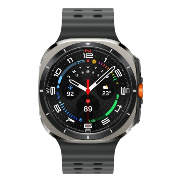 Samsung - Galaxy Watch Ultra 3,81 cm (1.5") AMOLED 47 mm Digital 480 x 480 Pixeles Pantalla táctil 4G Plata Wifi GPS (satélite)