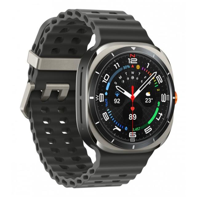 Samsung - Galaxy Watch Ultra 3,81 cm (1.5") AMOLED 47 mm Digital 480 x 480 Pixeles Pantalla táctil 4G Plata Wifi GPS (satélite)