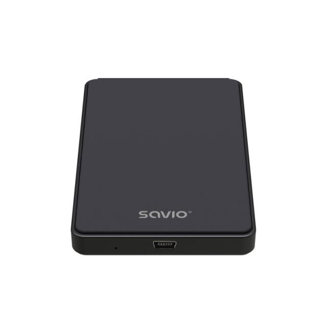 Savio - SAVAK-73 caja para disco duro externo Carcasa de disco duro/SSD Negro 2.5"