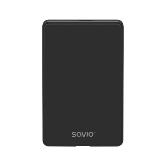 Savio - SAVAK-73 caja para disco duro externo Carcasa de disco duro/SSD Negro 2.5"