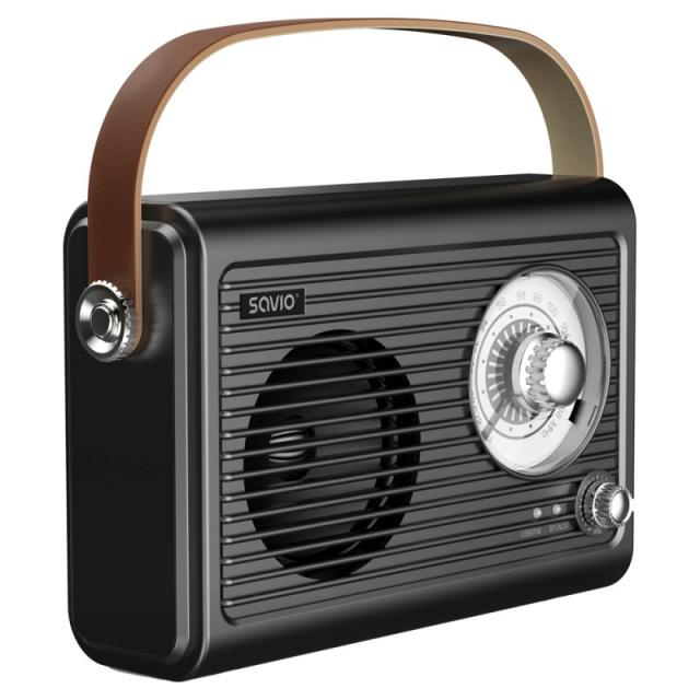 Savio - RS-01 radio Portátil Analógica Negro