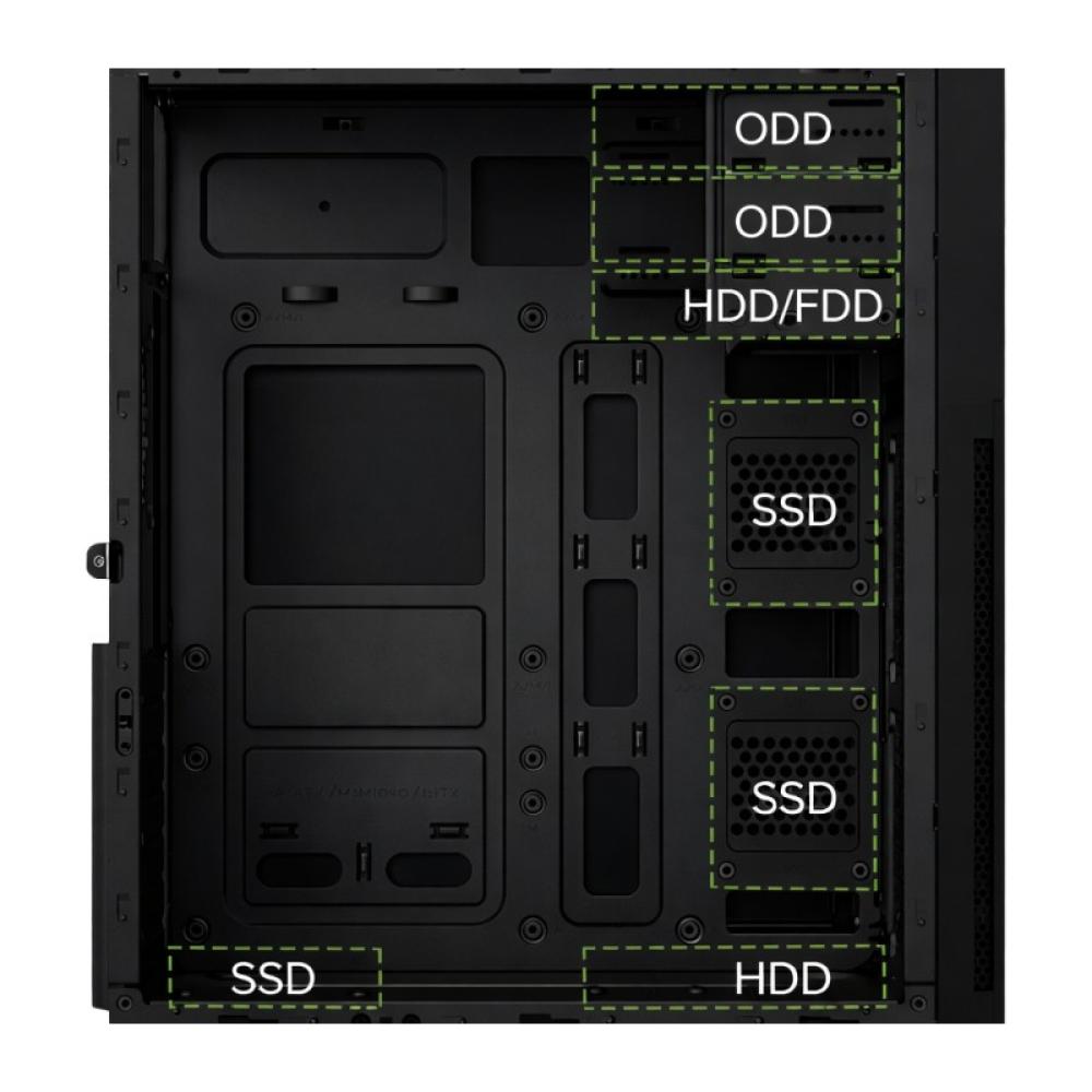 CoolBox - CAJA ATX A780 USB-C 3.2 GEN1 FTE.500W BASIC500