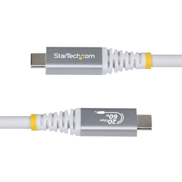 StarTech.com - Cable USB4 3m - Cable USB-C Certificado USB-IF - 20Gbps - PD 240W EPR - 4K120 - DP 1.4 - Cable USB Tipo C - Recub