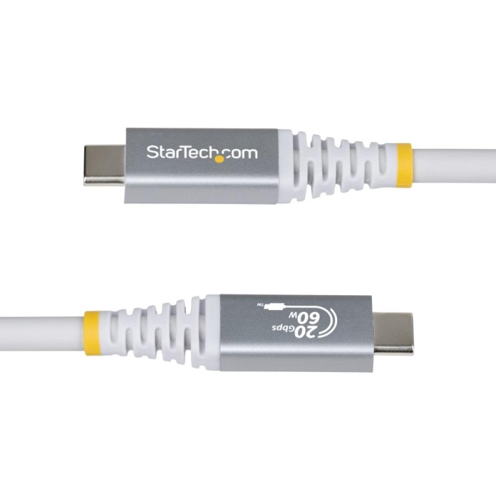 StarTech.com - Cable USB4 3m - Cable USB-C Certificado USB-IF - 20Gbps - PD 240W EPR - 4K120 - DP 1.4 - Cable USB Tipo C - Recub