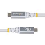 StarTech.com - Cable USB4 3m - Cable USB-C Certificado USB-IF - 20Gbps - PD 240W EPR - 4K120 - DP 1.4 - Cable USB Tipo C - Recub