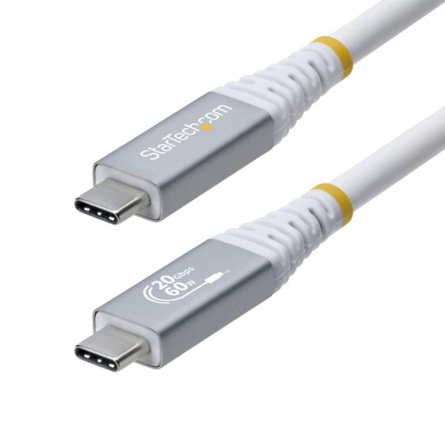 StarTech.com - Cable USB4 3m - Cable USB-C Certificado USB-IF - 20Gbps - PD 240W EPR - 4K120 - DP 1.4 - Cable USB Tipo C - Recub