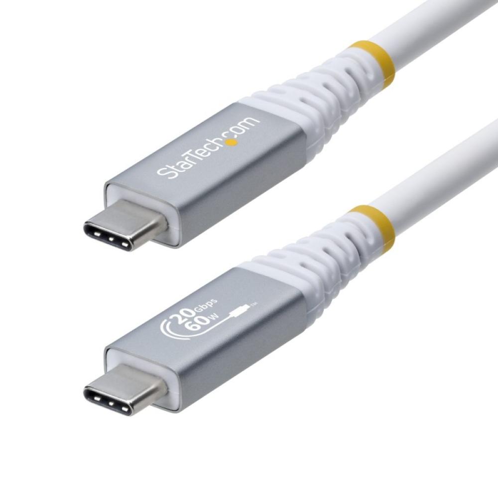 StarTech.com - Cable USB4 3m - Cable USB-C Certificado USB-IF - 20Gbps - PD 240W EPR - 4K120 - DP 1.4 - Cable USB Tipo C - Recub