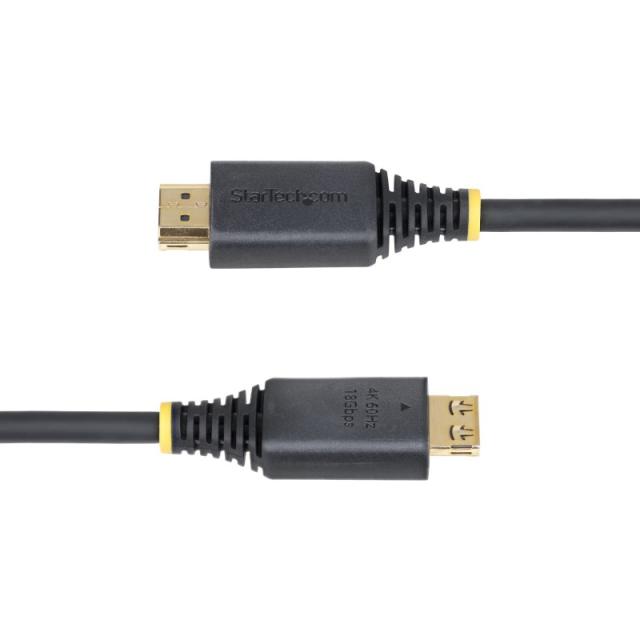 StarTech.com - Cable HDMI de Alta Velocidad de 1m - Conectores de Agarre - 4K60Hz/1440p 144Hz - HDR10/HDCP 2.2/ARC - UHD - 18Gbp